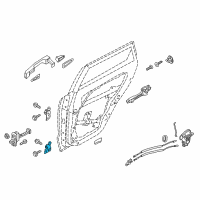OEM Hyundai Santa Fe Hinge Assembly-Door Upper, LH Diagram - 79310-2E000