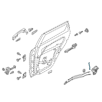 OEM Kia Niro Rod-Rear Door OUTSID Diagram - 81481G5000