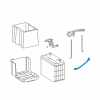 OEM Cable Assembly, Battery Ground Diagram - 32600-TA0-A00