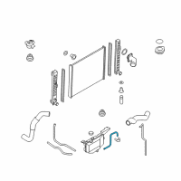 OEM 2017 Infiniti QX50 Hose-Reserve Tank Diagram - 21741-1BA0A