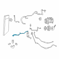 OEM 2008 Dodge Grand Caravan Line-A/C Liquid Diagram - 68029278AA