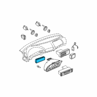 OEM BMW 740iL Instrument Cluster Diagram - 62118378984