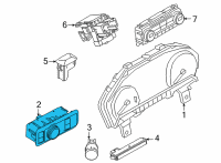 OEM 2021 Ford Bronco Sport SWITCH ASY - HEADLAMPS Diagram - M1PZ-11654-AA