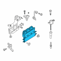 OEM 2014 Ford Fusion PCM Diagram - ES7Z-12A650-HF