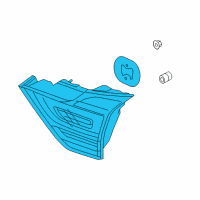 OEM 2017 Kia K900 Lamp Assembly-Rear Combination Diagram - 924033T530