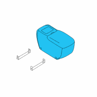 OEM Infiniti QX80 Console Assy-Rear Diagram - 96950-1V91A