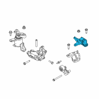 OEM 2014 Ford Fiesta Upper Bracket Diagram - BE8Z-6068-A