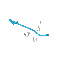 OEM 2009 Ford F-250 Super Duty Stabilizer Bar Diagram - 7C3Z-5482-J