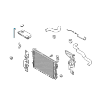 OEM 2005 Hyundai Tucson Hose-Radiator To Reservoir Diagram - 25451-2E050