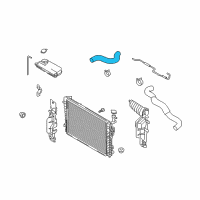 OEM Kia Sportage Hose-Radiator Upper Diagram - 254112E101