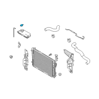 OEM 2007 Hyundai Tucson Cap Assembly-Radiator Reservoir Diagram - 25440-2E000