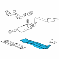 OEM 2007 GMC Yukon Heat Shield Diagram - 22869576