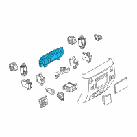 OEM 2015 Nissan Quest Control Assembly Rear Diagram - 27511-1JD1A