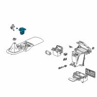 OEM 2003 Honda S2000 Switch Assembly, Hazard Diagram - 35510-S2A-004