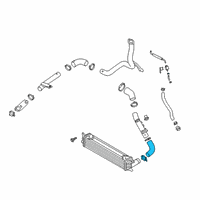 OEM 2021 Hyundai Veloster N Hose-INTERCOOLER Outlet (A) Diagram - 28286-2GTB1