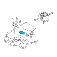 OEM 2010 Lexus GS350 Computer Assy, Skid Control Diagram - 89540-30B20