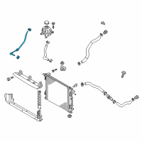 OEM 2019 Kia Sportage Hose-Radiator To Reserve Diagram - 25451D9000