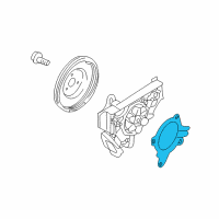 OEM 2004 Kia Rio Gasket-Water Pump Diagram - 251242X000