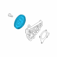 OEM 1996 Kia Sephia PULLEY-WPUMP Diagram - 252212X000