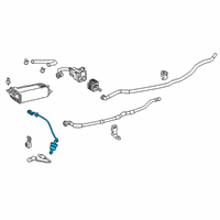 OEM 2021 Lexus ES300h Sensor Air Fuel Rat Diagram - 89467-06250