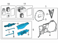 OEM 2021 Toyota Sienna Tool Kit Diagram - 09100-08010-C0