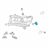 OEM 2020 Toyota Land Cruiser Leveling Motor Diagram - 85661-37020