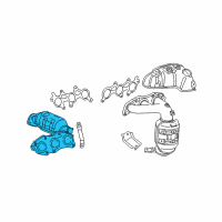 OEM Toyota Highlander Manifold Diagram - 17140-0P250