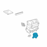 OEM 2010 Pontiac Vibe Motor, Blower Diagram - 19184662