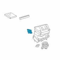 OEM Pontiac Vibe Actuator, Air Inlet Valve Diagram - 19184663