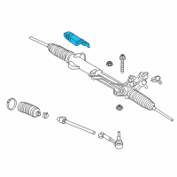 OEM BMW Steering Box Heat Resistant Plate Diagram - 32-10-6-777-690