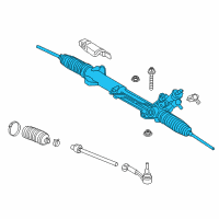 OEM 2007 BMW 335xi Exchange Hydro Steering Gear Servotronic Diagram - 32-10-6-787-762