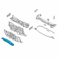 OEM 2018 Kia Forte5 Insulator-Dash Panel Diagram - 84124B0000