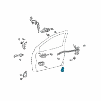 OEM 2002 Toyota Prius Actuator Diagram - 69110-30010