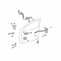 OEM Toyota Echo Screw, CROSSRECESS H Diagram - 90153-80002