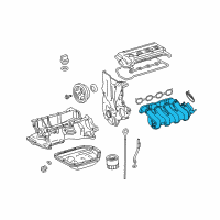 OEM 2009 Toyota Yaris Intake Manifold Diagram - 17101-21080