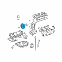 OEM Toyota Yaris Vibration Damper Diagram - 13407-21032