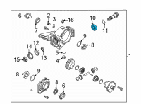 OEM 2022 Kia Seltos Bearing-Pinion, Inner Diagram - 530423B500