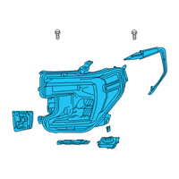 OEM GMC Sierra 1500 Composite Assembly Diagram - 84989881