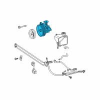 OEM Dodge Sprinter 3500 Power Steering Pump Diagram - 68006168AA