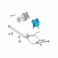 OEM Dodge Sprinter 3500 Reservoir-Power Steering Pump Diagram - 68006175AA