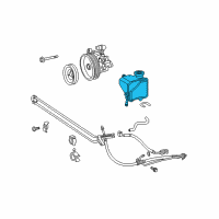 OEM 2008 Dodge Sprinter 3500 Reservoir-Power Steering Pump Diagram - 68006175AA