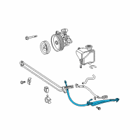 OEM 2008 Dodge Sprinter 2500 Line-Power Steering Pressure Diagram - 68031748AA