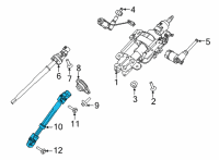 OEM 2022 Ford F-150 SHAFT ASY Diagram - ML3Z-3B676-A