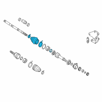 OEM Infiniti QX60 Repair Kit - Dust Boot, Inner Diagram - C9741-3JA0A