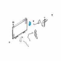 OEM Infiniti FX45 Hose-Radiator, Upper Diagram - 21501-CG200