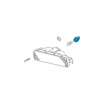 OEM Nissan Pathfinder Turn Signal Lamp Socket Assembly Diagram - 26242-0C000