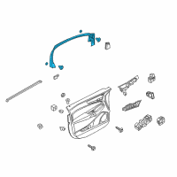 OEM 2018 Ford Edge Window Molding Diagram - FT4Z-5851753-AA