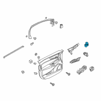 OEM Ford F-150 Window Switch Diagram - DG9Z-14529-AB