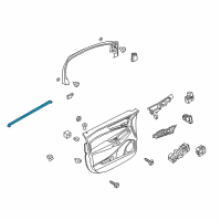 OEM 2022 Ford Edge Belt Weatherstrip Diagram - FT4Z-5821456-A