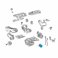 OEM 2021 Toyota Tacoma Oil Filter Diagram - 90915-YZZG2